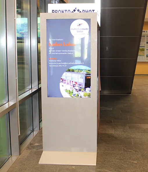 Muehleholzmarkt Informationsdisplay Einkaufszentrum von mysigange